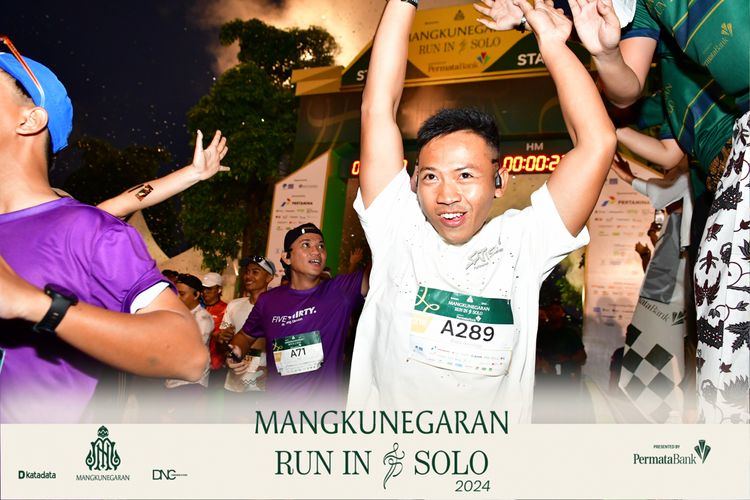 Race photo from Mangkunegaran Run 2024