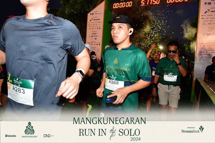 Race photo from Mangkunegaran Run 2024