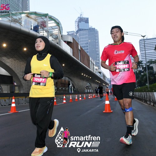 Race photo from SMARTFREN RUN 2026