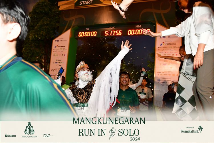 Race photo from Mangkunegaran Run 2024