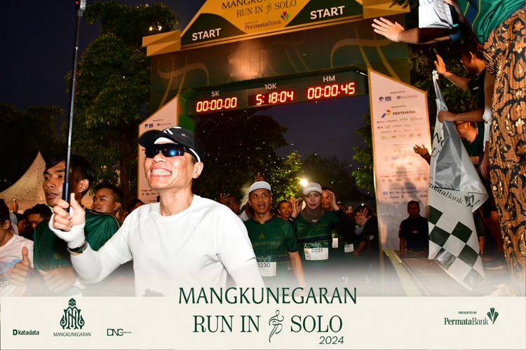 Race photo from Mangkunegaran Run 2024