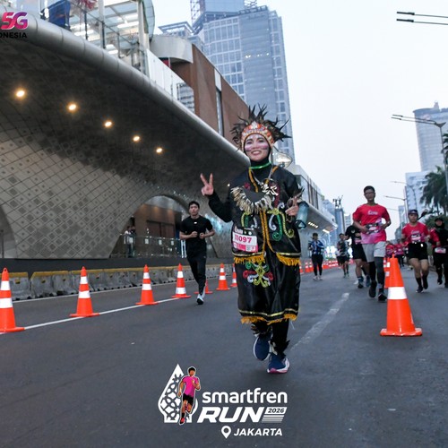 Race photo from SMARTFREN RUN 2026
