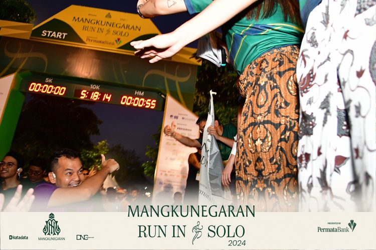Race photo from Mangkunegaran Run 2024
