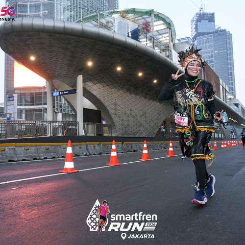 Race photo from SMARTFREN RUN 2026