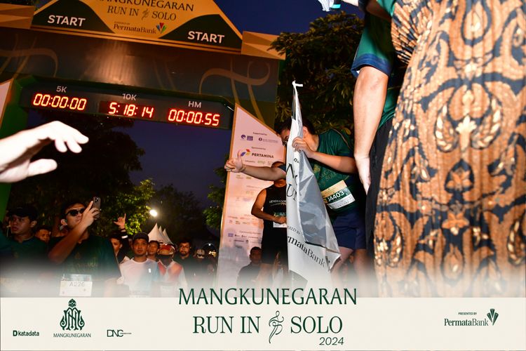 Race photo from Mangkunegaran Run 2024