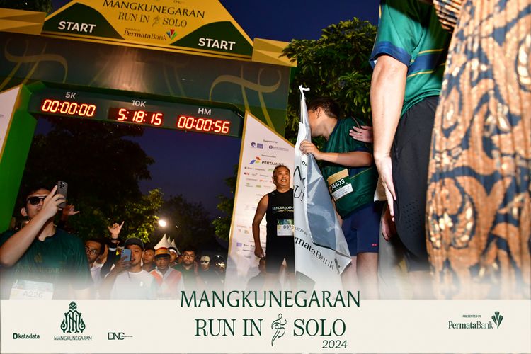 Race photo from Mangkunegaran Run 2024