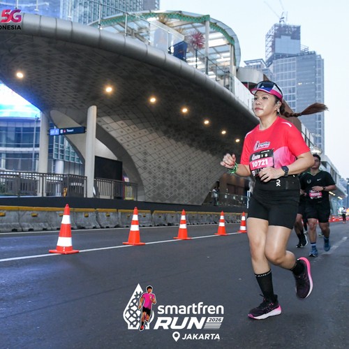 Race photo from SMARTFREN RUN 2026