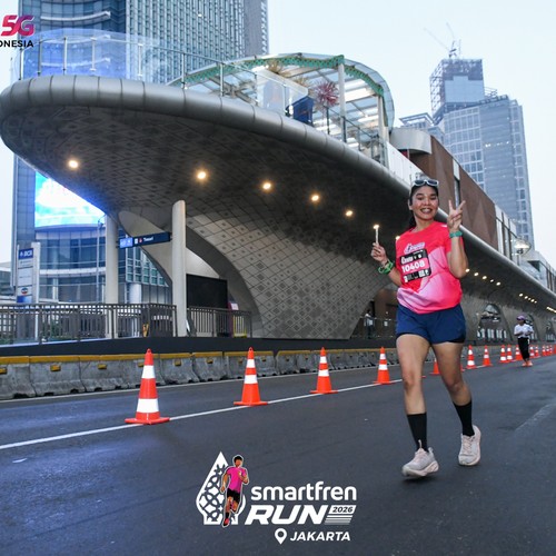 Race photo from SMARTFREN RUN 2026