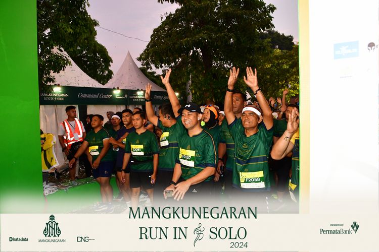 Race photo from Mangkunegaran Run 2024