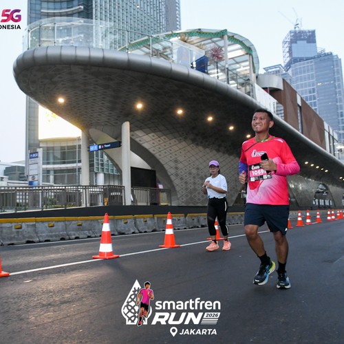 Race photo from SMARTFREN RUN 2026