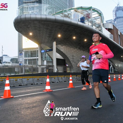 Race photo from SMARTFREN RUN 2026