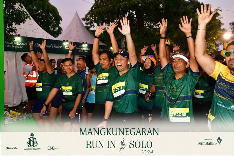 Race photo from Mangkunegaran Run 2024