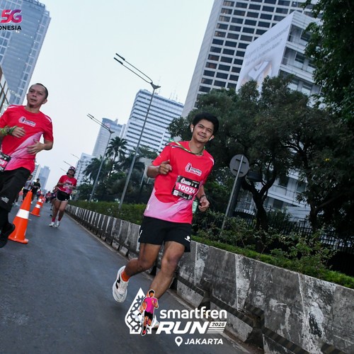 Race photo from SMARTFREN RUN 2026