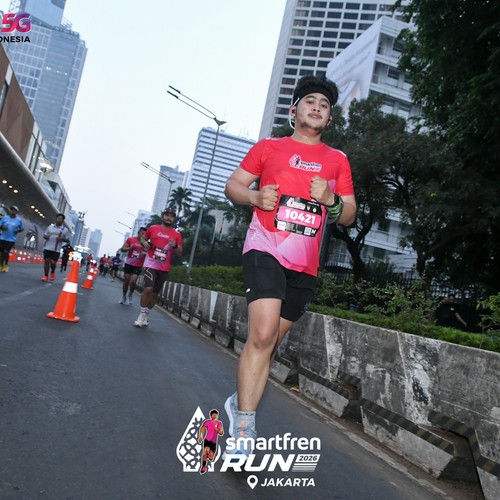 Race photo from SMARTFREN RUN 2026