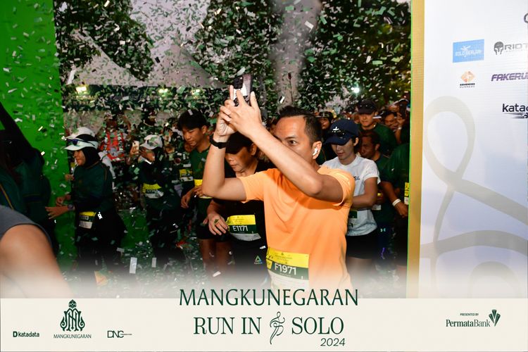Race photo from Mangkunegaran Run 2024