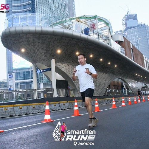 Race photo from SMARTFREN RUN 2026