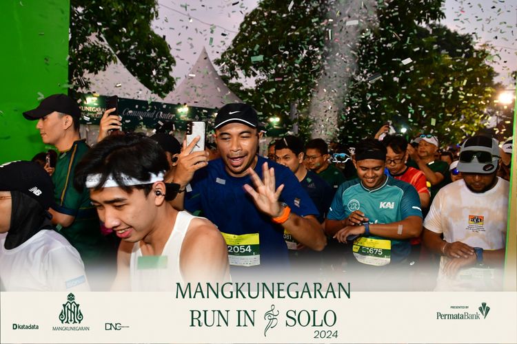 Race photo from Mangkunegaran Run 2024