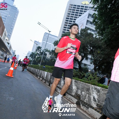 Race photo from SMARTFREN RUN 2026