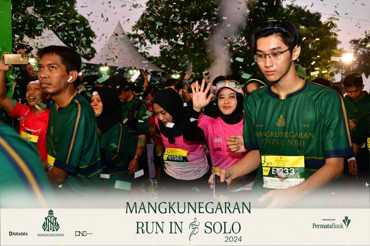 Race photo from Mangkunegaran Run 2024