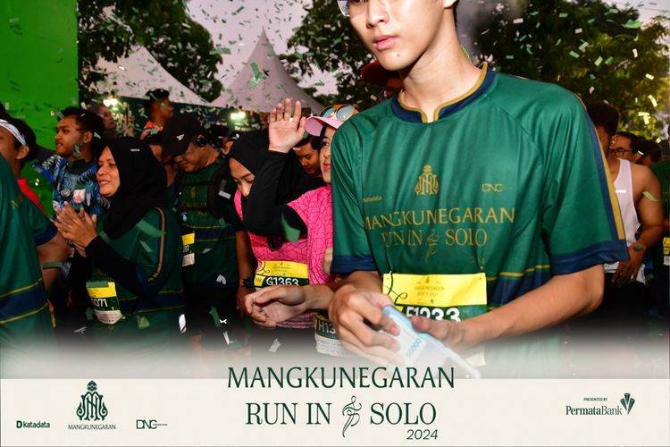 Race photo from Mangkunegaran Run 2024
