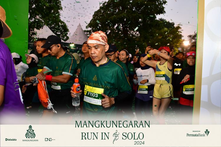 Race photo from Mangkunegaran Run 2024