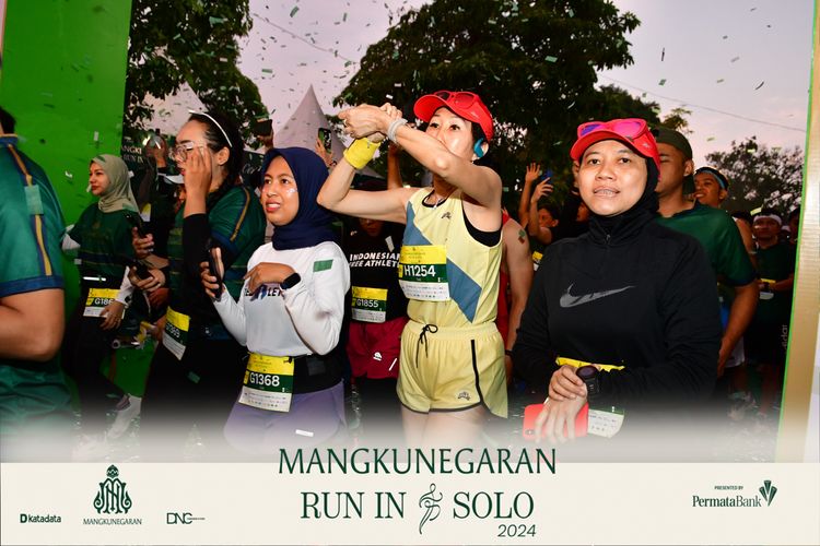 Race photo from Mangkunegaran Run 2024