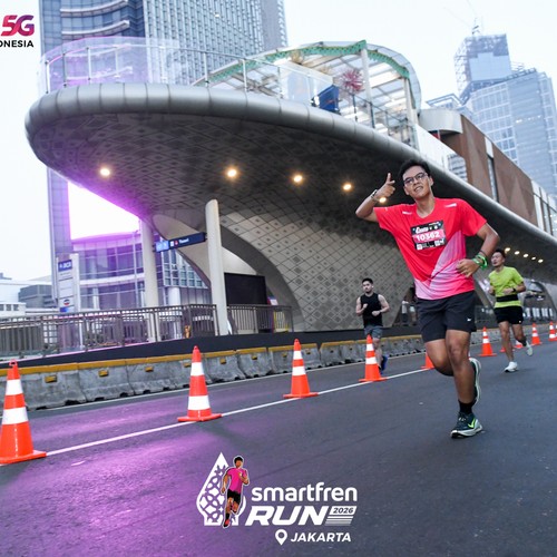 Race photo from SMARTFREN RUN 2026