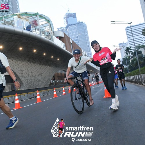 Race photo from SMARTFREN RUN 2026
