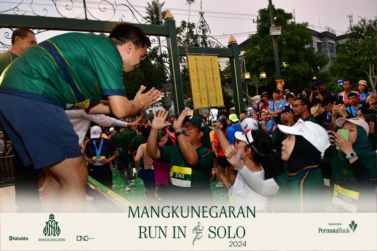 Race photo from Mangkunegaran Run 2024