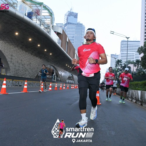 Race photo from SMARTFREN RUN 2026