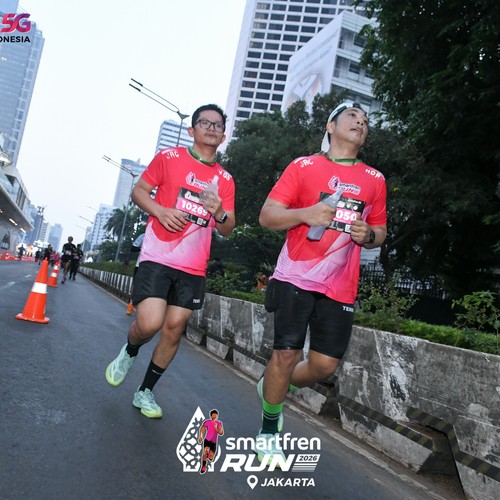 Race photo from SMARTFREN RUN 2026