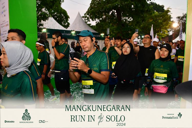 Race photo from Mangkunegaran Run 2024
