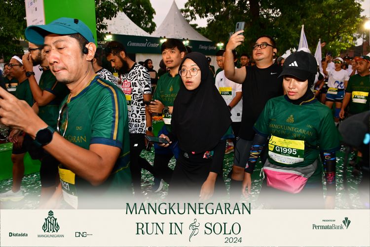 Race photo from Mangkunegaran Run 2024