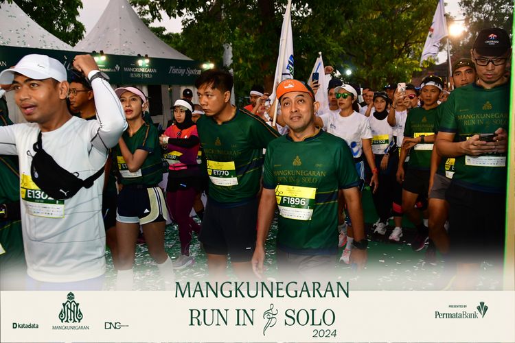 Race photo from Mangkunegaran Run 2024