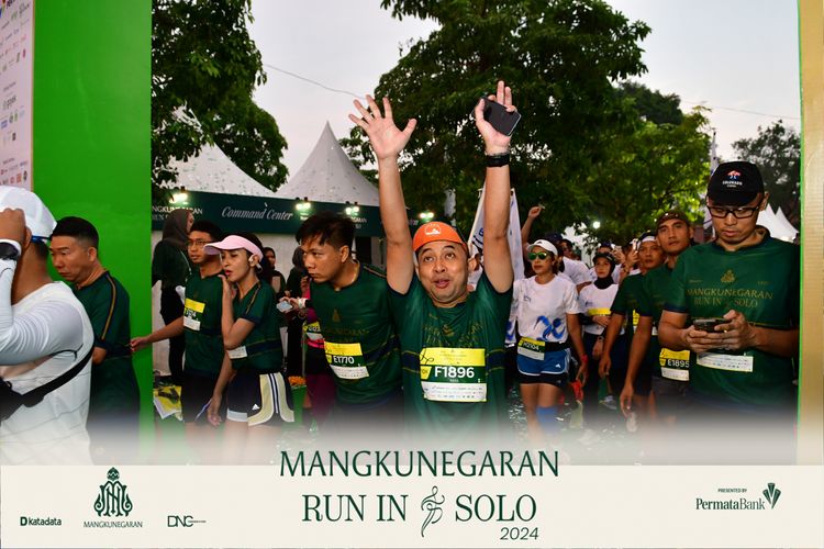 Race photo from Mangkunegaran Run 2024