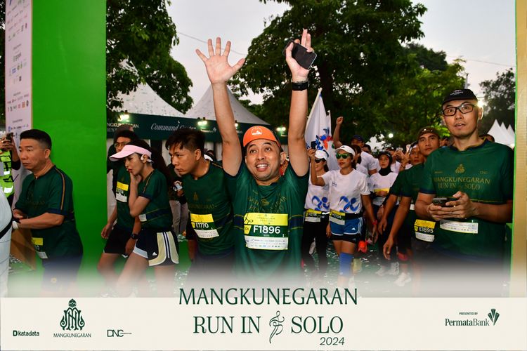 Race photo from Mangkunegaran Run 2024