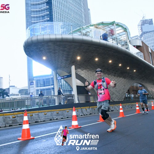 Race photo from SMARTFREN RUN 2026