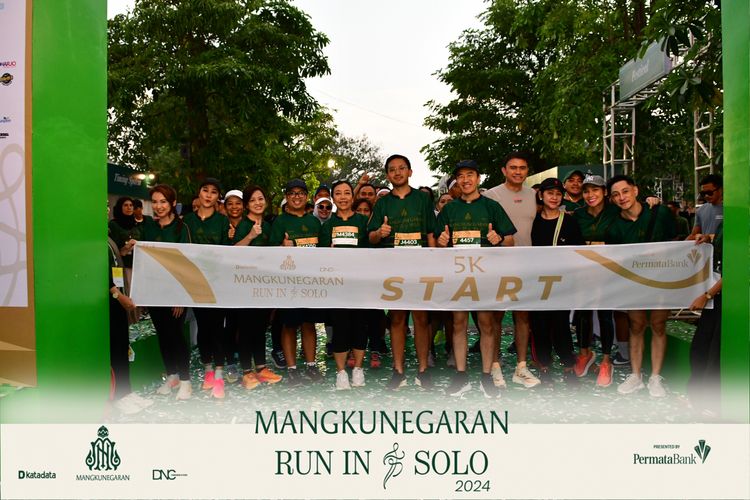 Race photo from Mangkunegaran Run 2024