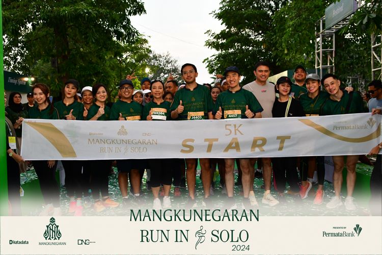 Race photo from Mangkunegaran Run 2024