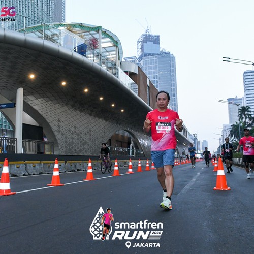 Race photo from SMARTFREN RUN 2026