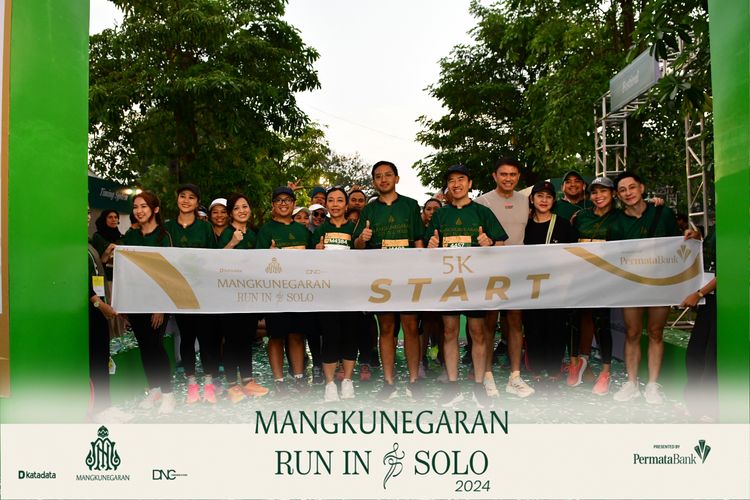 Race photo from Mangkunegaran Run 2024