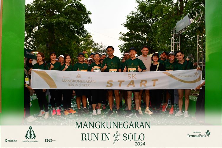 Race photo from Mangkunegaran Run 2024