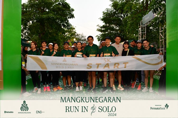 Race photo from Mangkunegaran Run 2024