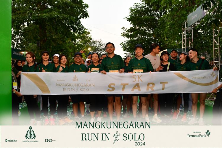 Race photo from Mangkunegaran Run 2024