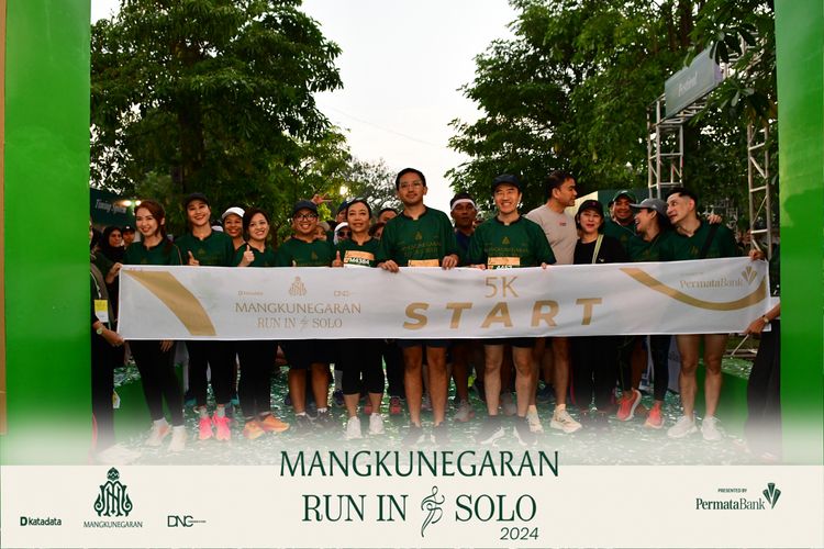 Race photo from Mangkunegaran Run 2024