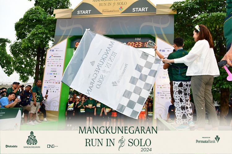 Race photo from Mangkunegaran Run 2024