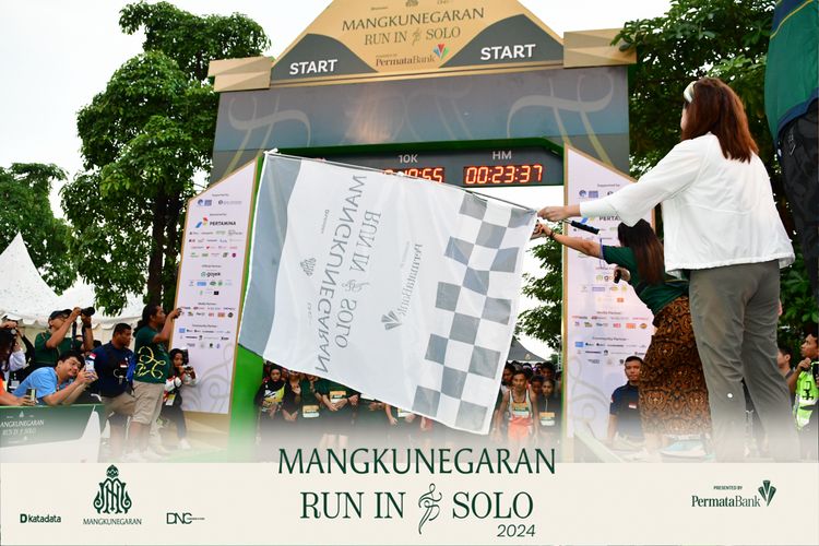 Race photo from Mangkunegaran Run 2024