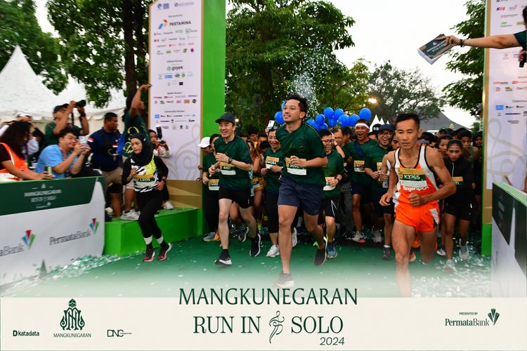 Race photo from Mangkunegaran Run 2024