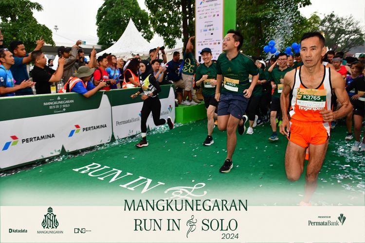 Race photo from Mangkunegaran Run 2024