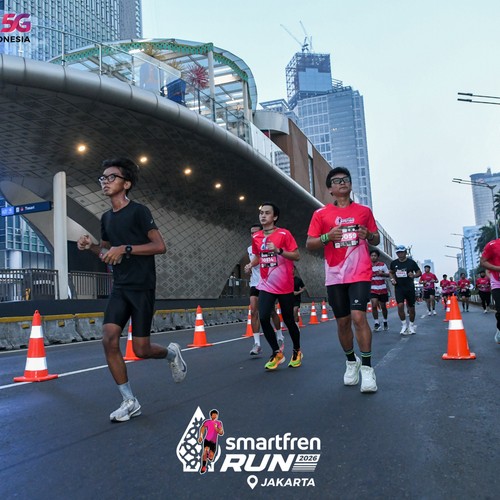 Race photo from SMARTFREN RUN 2026